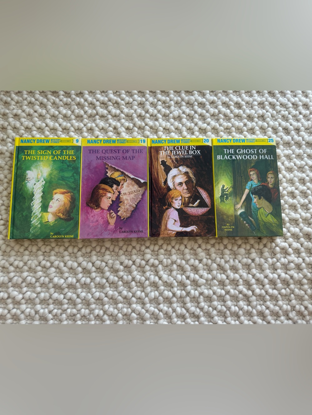 Nancy Drew Book Lot 9,19,20&25